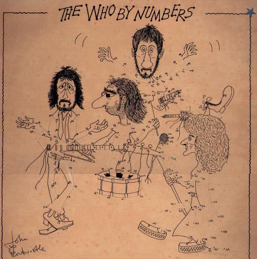 <i>The Who By Numbers</i> LP sleeve.