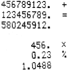 shows an example calculation or two