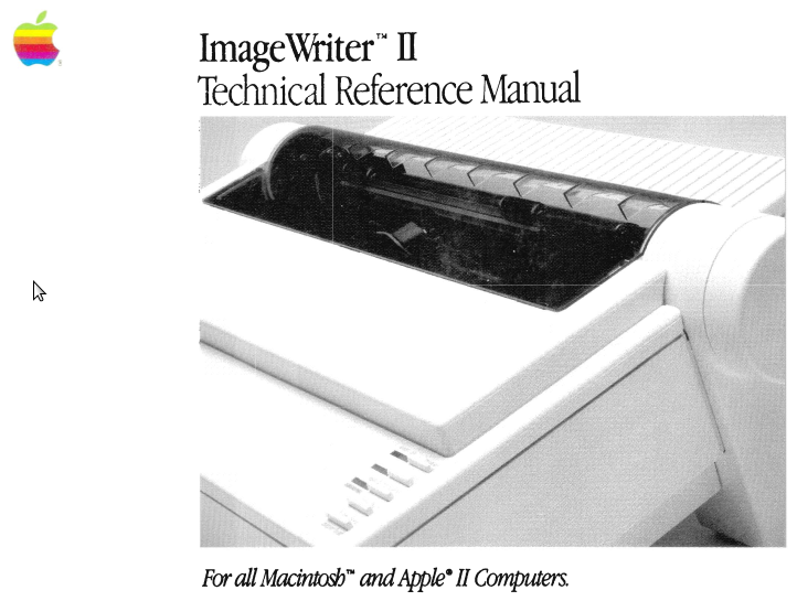 Apple ImageWriter II on Linux (and probably macOS) – DSPACE